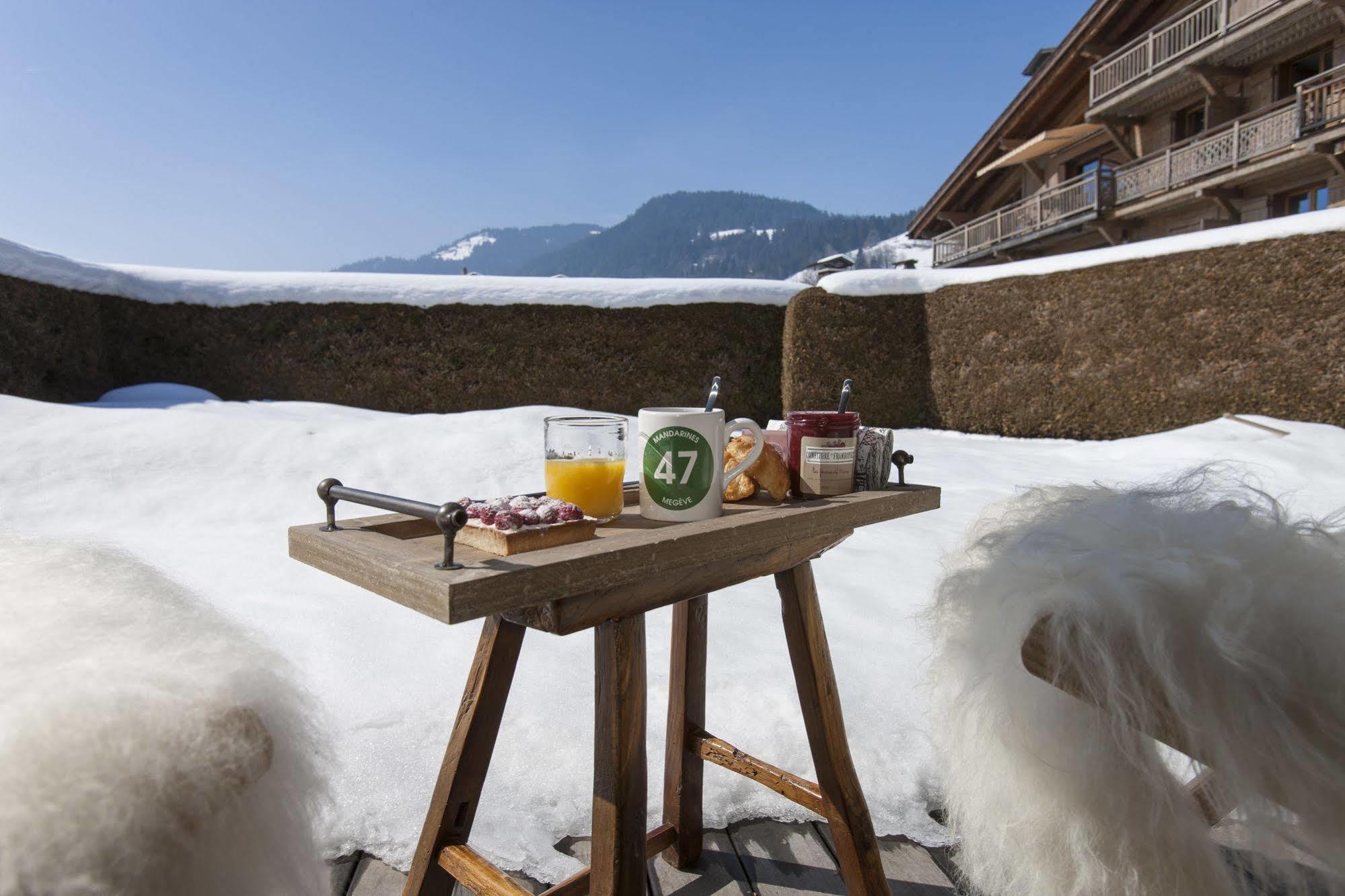 Appartement Flocon De Nell Megeve Bagian luar foto